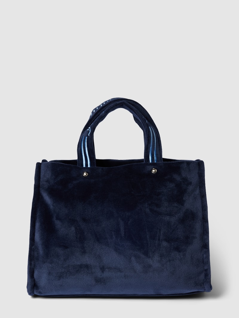 Bowling Bag mit Label-Stitching Modell 'IRIS' in marineblau