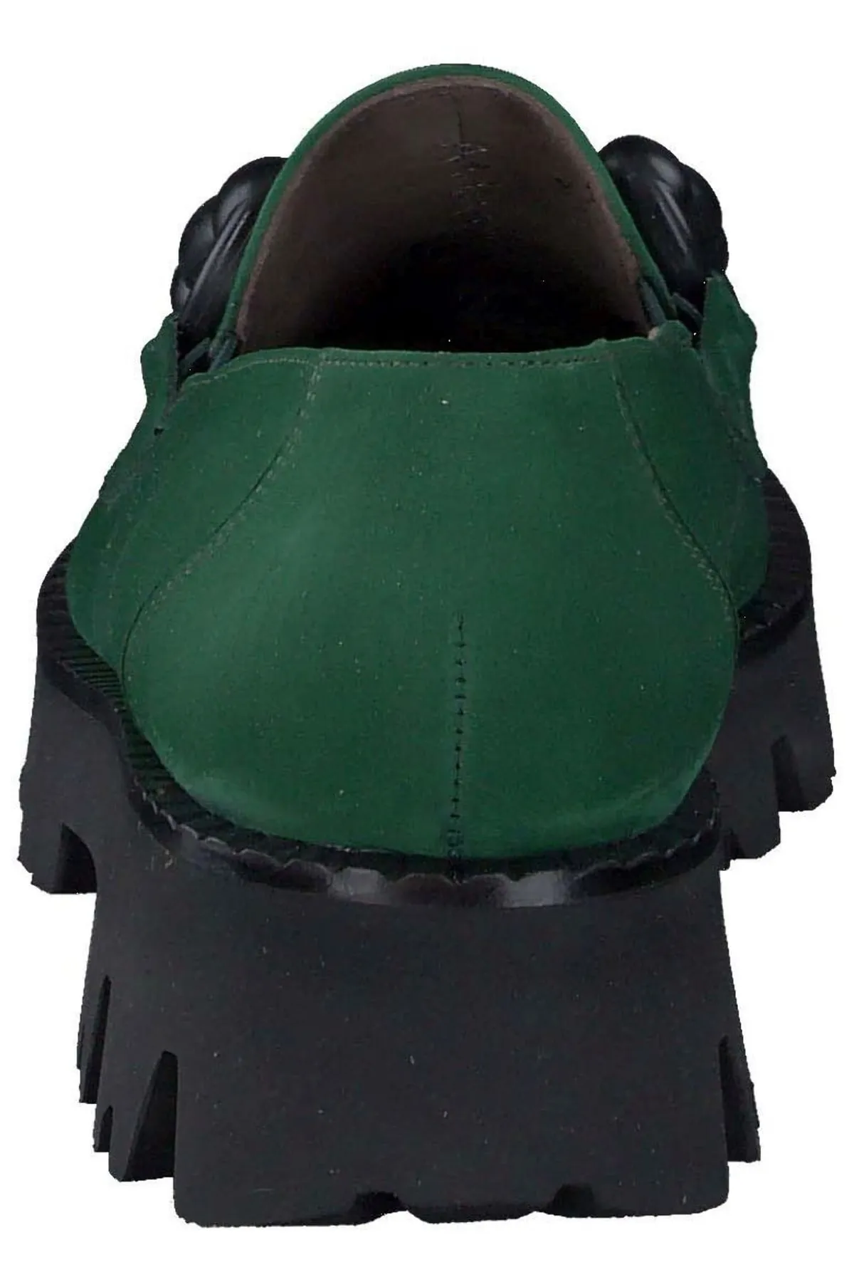 Paul Green  Flacher Schuh - Grün - Blockabsatz