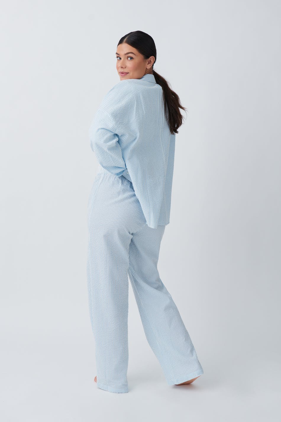 Seersucker pyjamas trousers