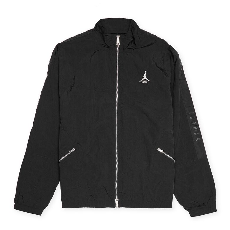 JORDAN Men's Essentials Warmup Full-Zip Jacket black/black/sail