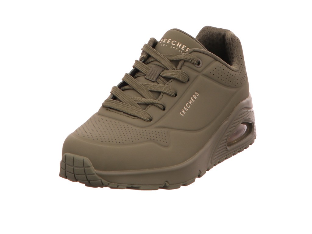 SKECHERS Freizeit Schnürer khaki UNO - STAND ON AIR