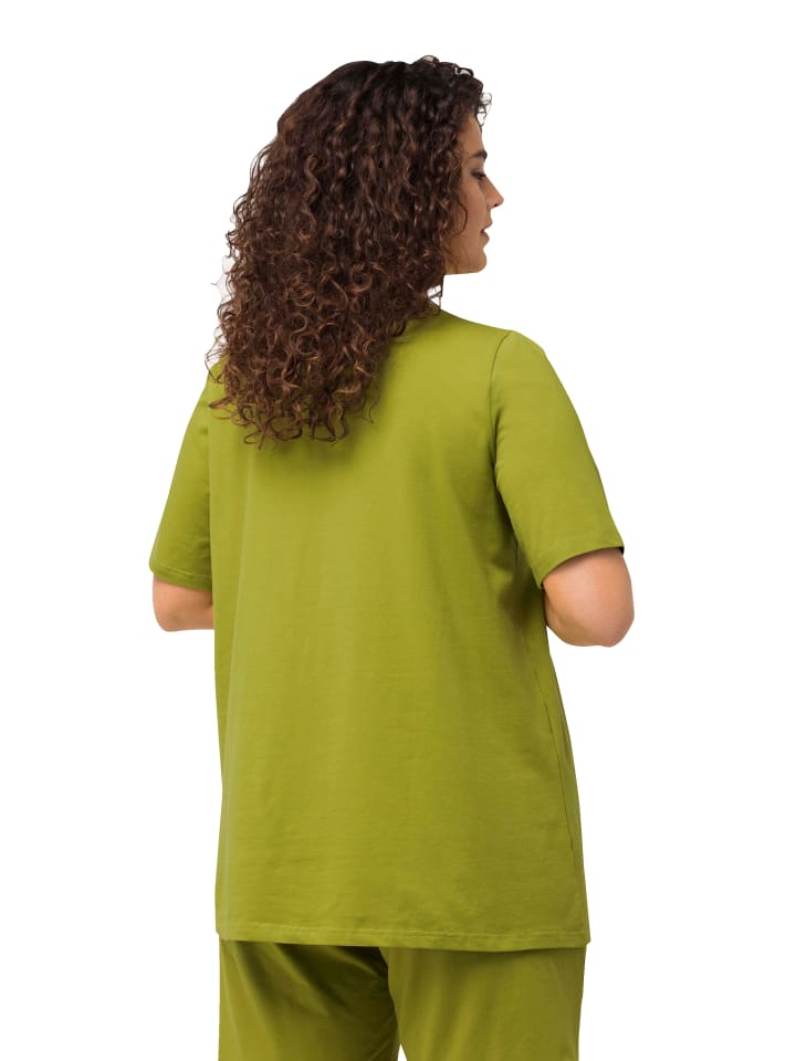 Ulla Popken Shirt in apfelgrün günstig kaufen