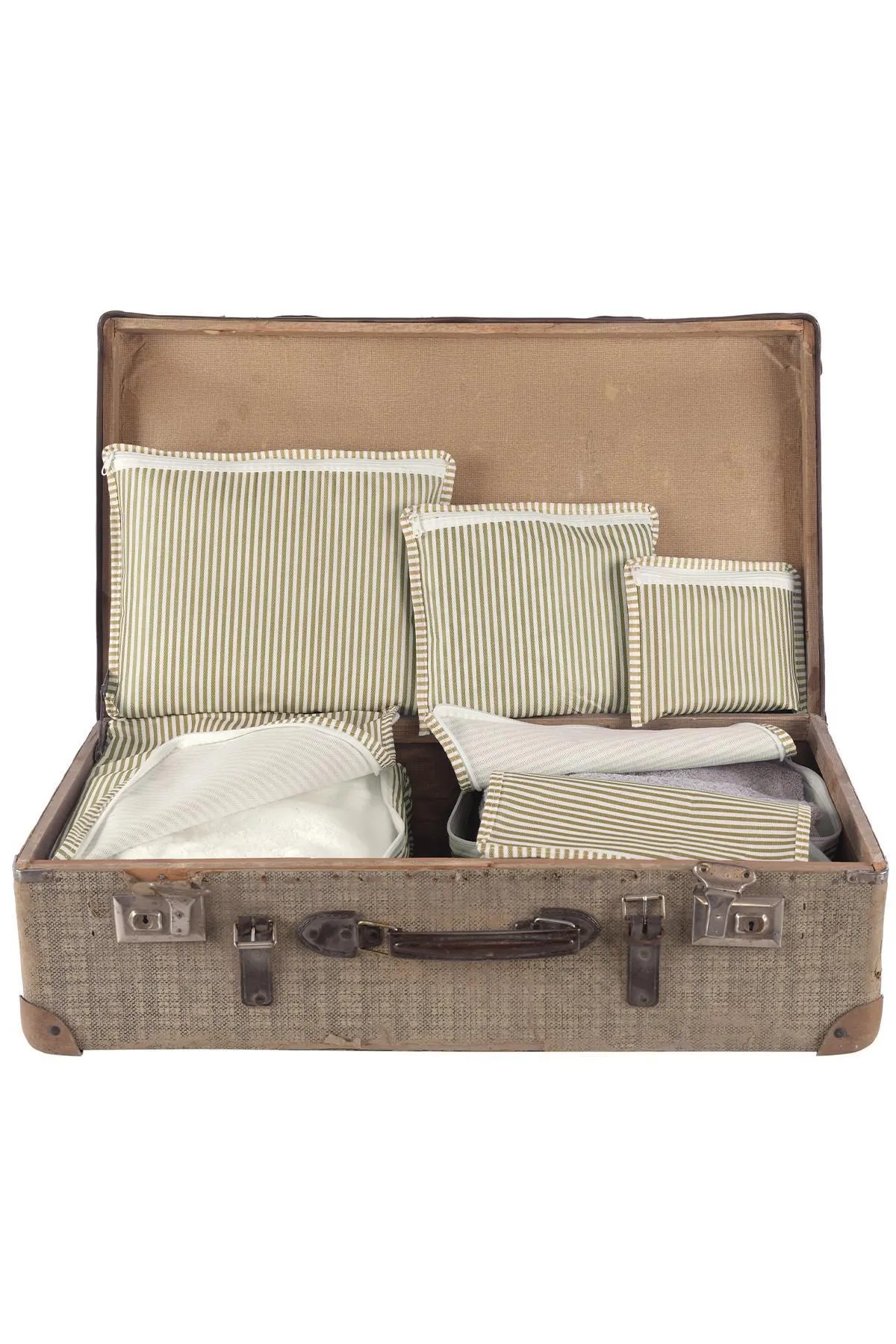 Znp Home  Reisen| Koffer Organizer Set 6-teilig| Koffer Organizer Beige