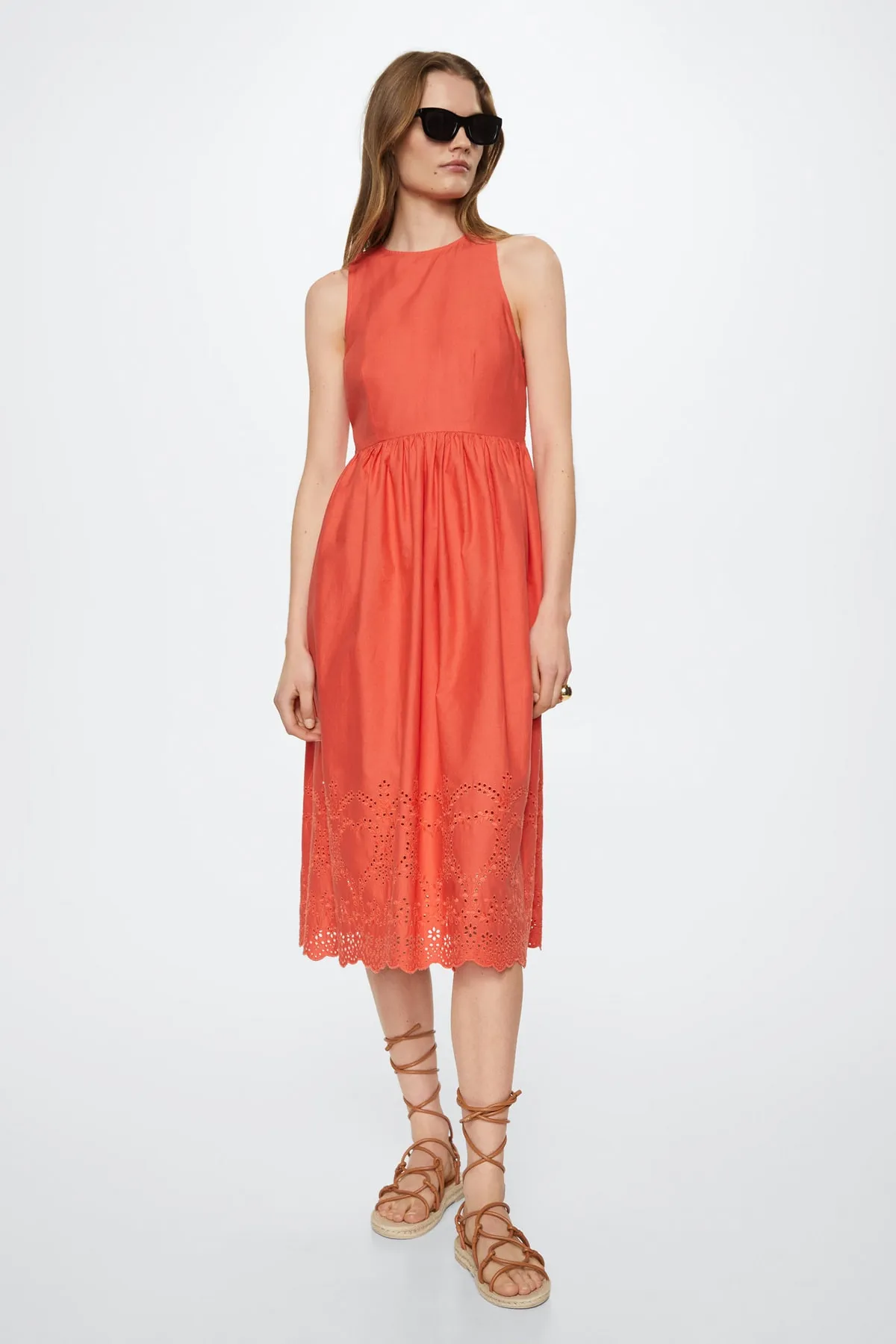 MANGO  Rotes Damenkleid 27099405