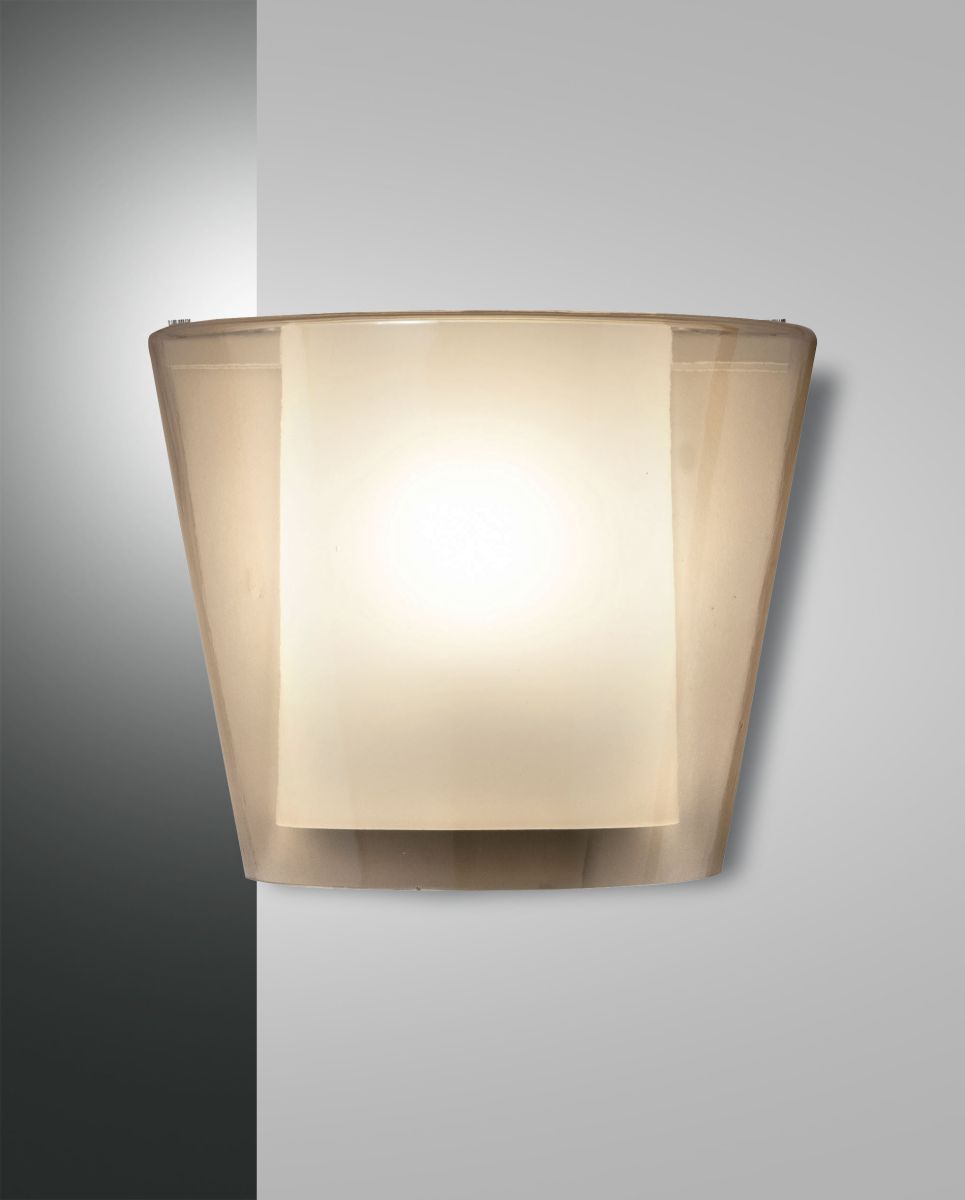 AGL 1-flg Wandleuchte Viki Amber