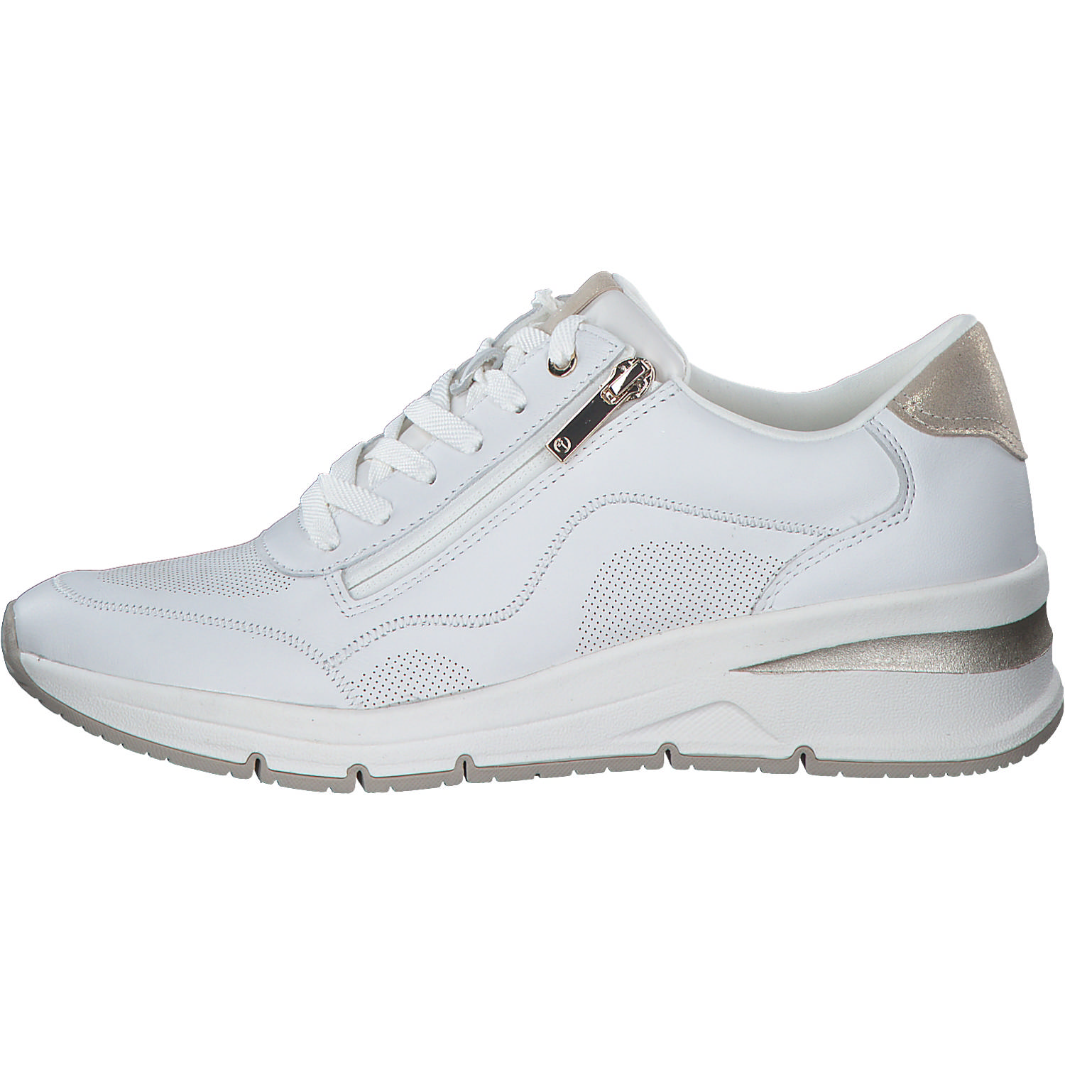 Tamaris 23761-42, Schnürschuhe, Damen, Weiß