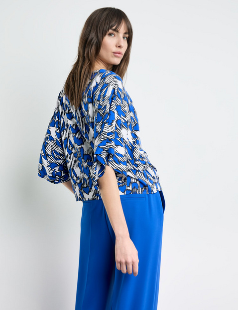 Oversized-Blusenshirt mit Fledermausärmeln