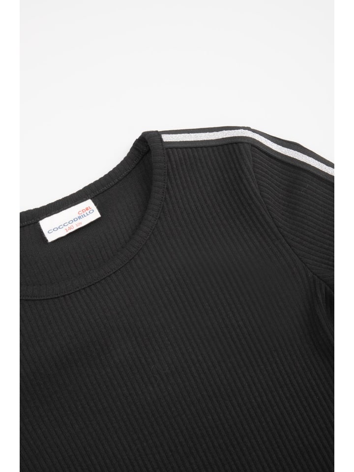 Coccodrillo Langärmeliges T-shirt in schwarz günstig kaufen