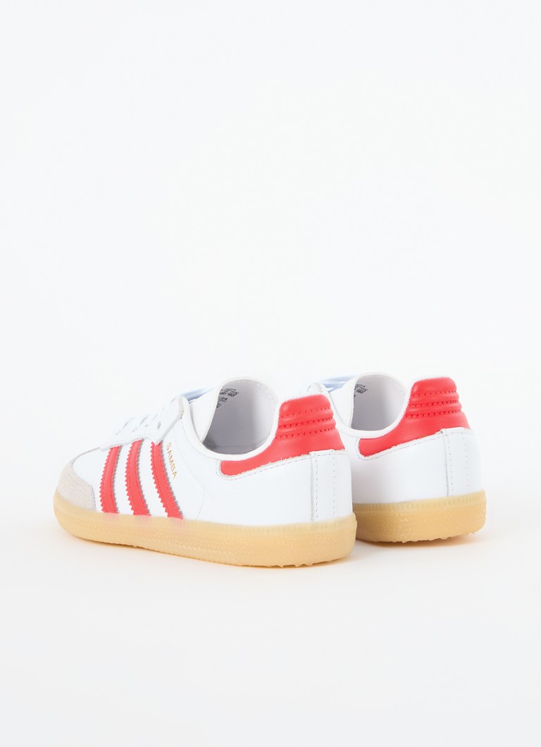 Pantofi sport din piele Adidas Samba OG C cu detalii din piele întoarsă