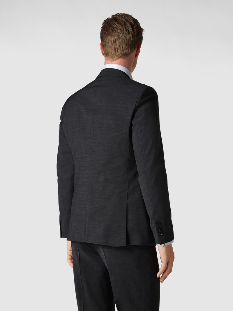 Slim Fit 2-Knopf-Sakko mit Stretch-Anteil 'Flex Cross' in anthrazit