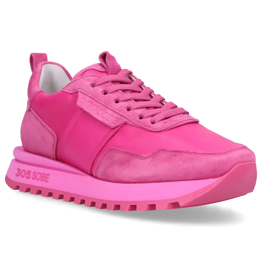 305 SOBE - Sneaker low BUCKET Veloursleder - pink