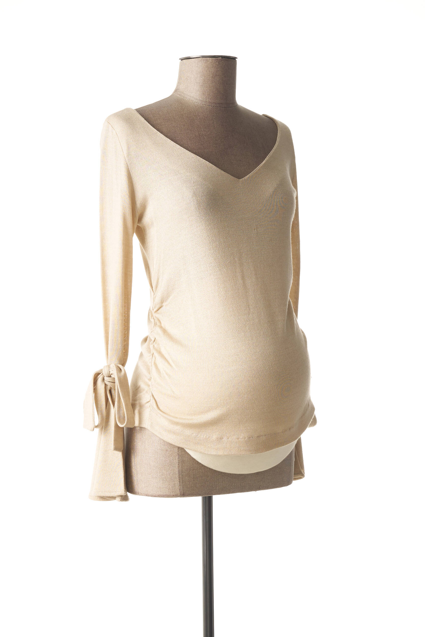 Pietro Brunelli Pulls Maternite Femme couleur beige