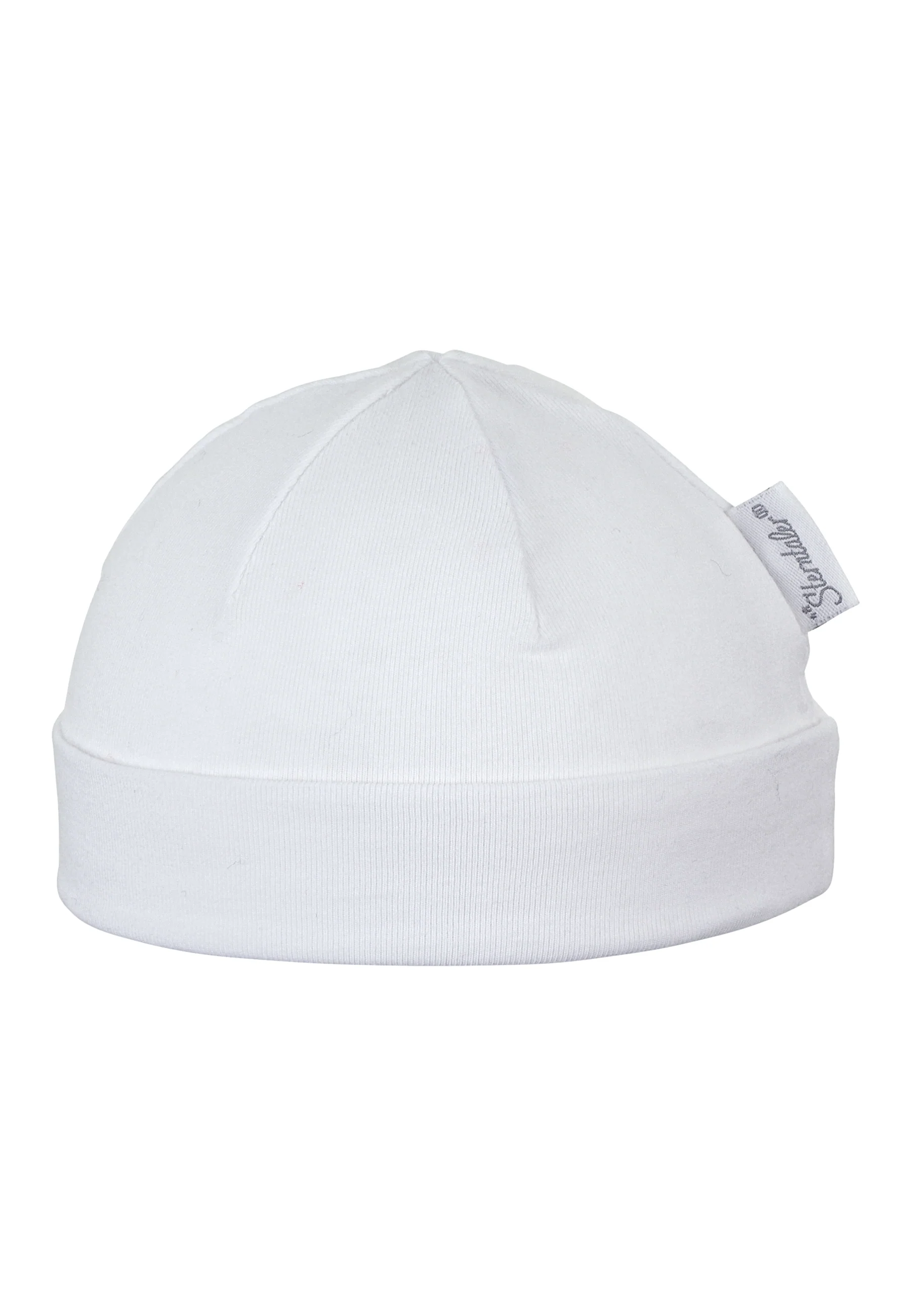 OCS Beanie aus Singlejersey (Bio) uni in Weiß