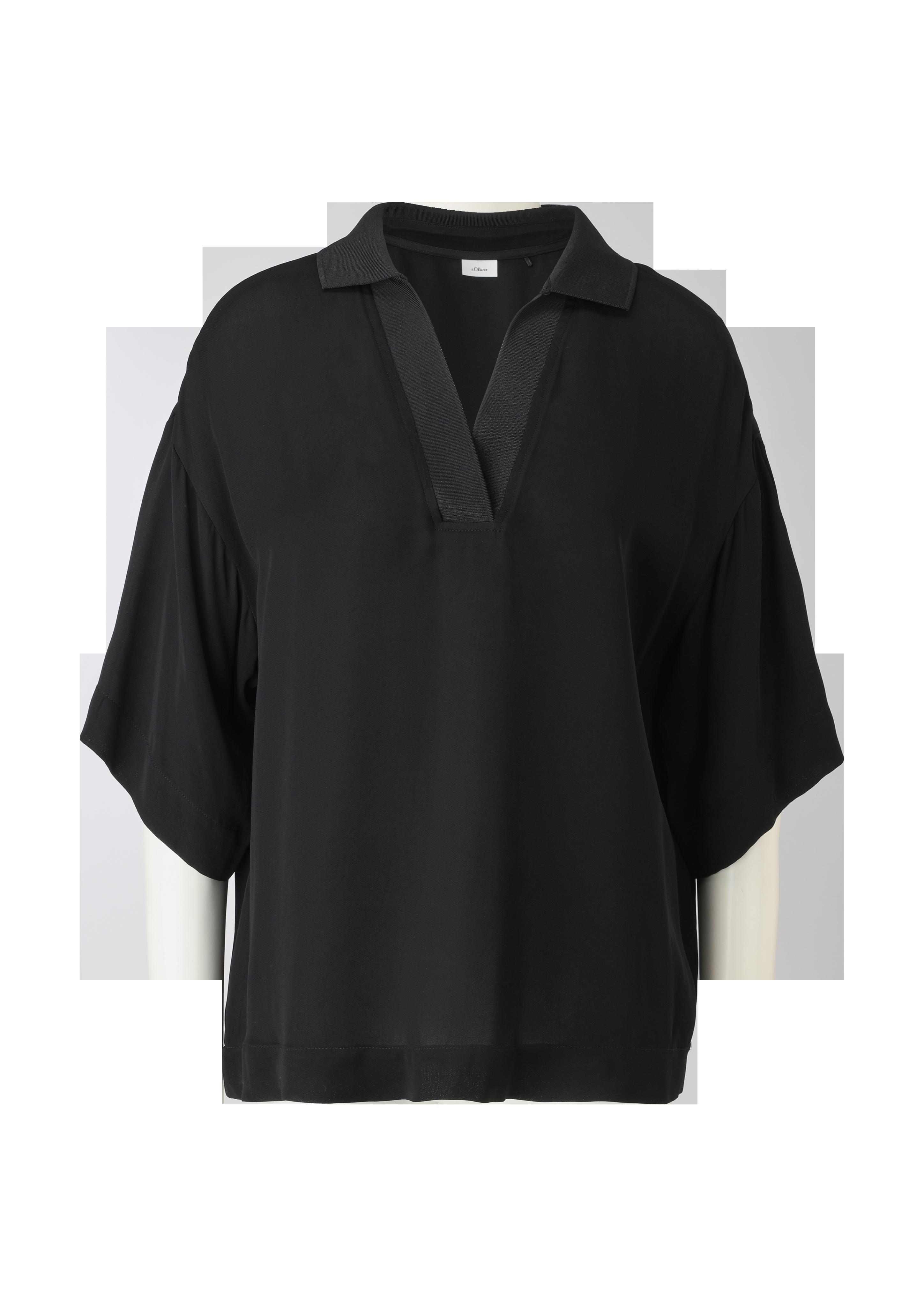 Viskosebluse im Loose Fit  2121812-9999