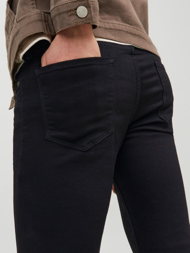 Jack & Jones Slim Fit Skinny Jeans JJIGLENN JJFELIX in Schwarz günstig kaufen