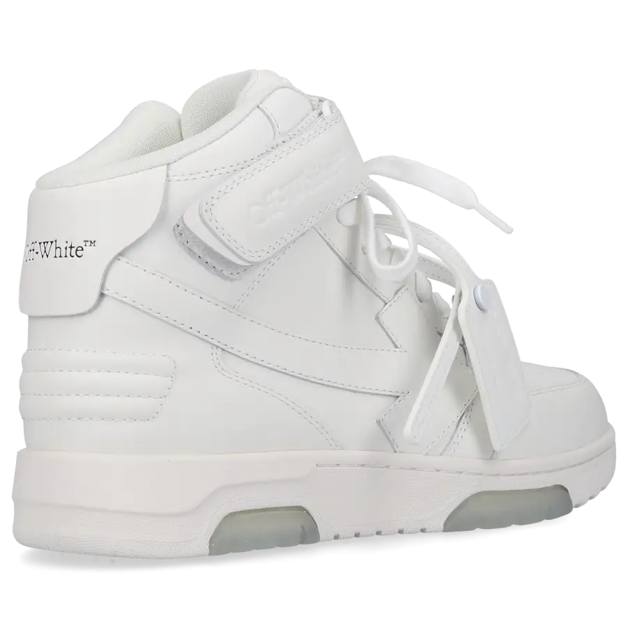 Off-White - Sneaker high OUT OF OFFICE Kalbsleder - weiß