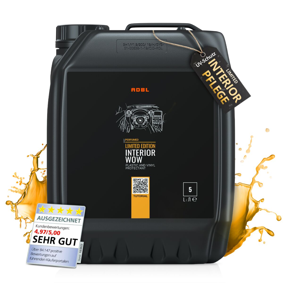 ADBL Interior WOW Limited Edition Kunstoffpflege 5L