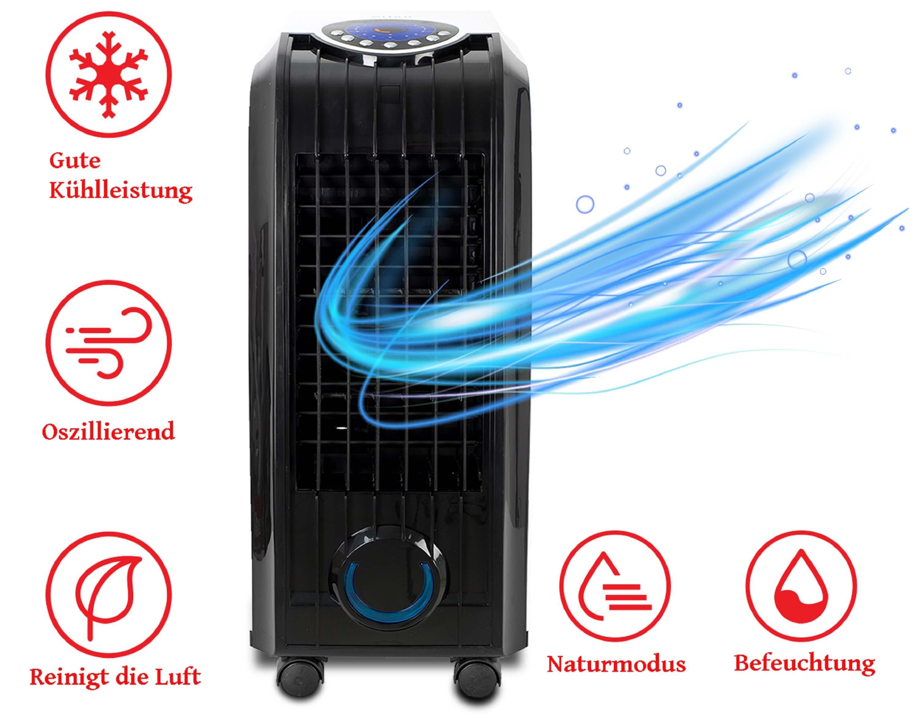Zilan Ventilatorkombigerät ZLN-3390, 7.5h Timer, Oszillierend, Fernbedienung