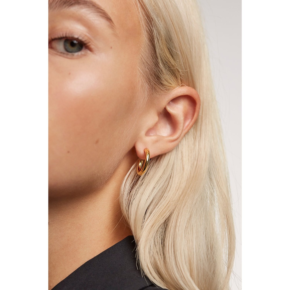 P D Paola Créoles 925 Argent Boucles d'oreilles