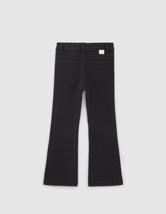Jean FLARE noir et noeud imprimé cachemire fille