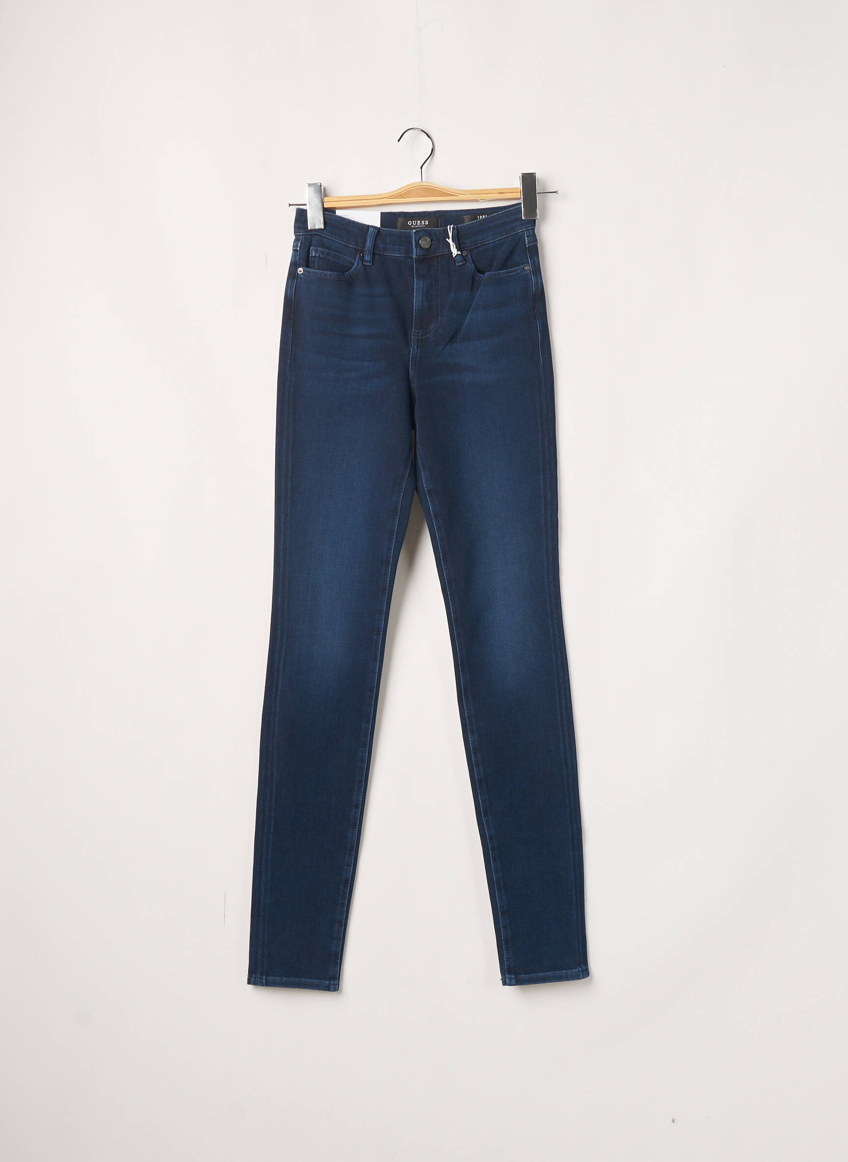 Guess Jeans Coupe Slim Femme couleur bleu