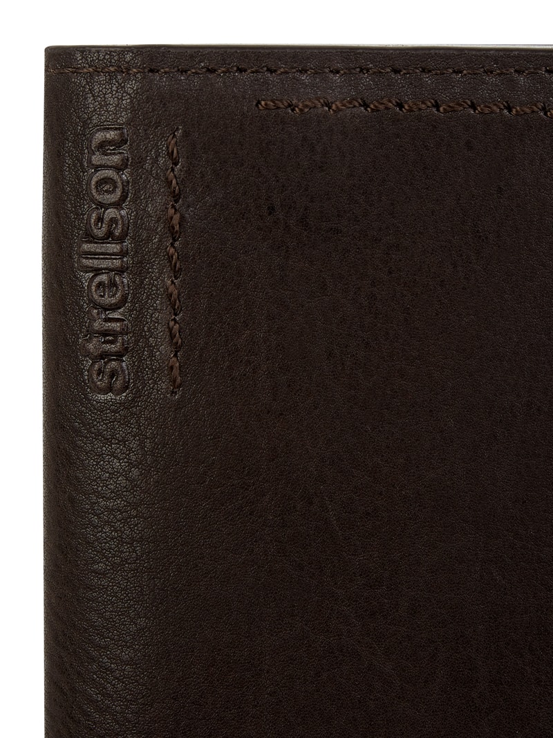 Kartenetui aus Leder Modell 'Norton C-One' in dunkelbraun