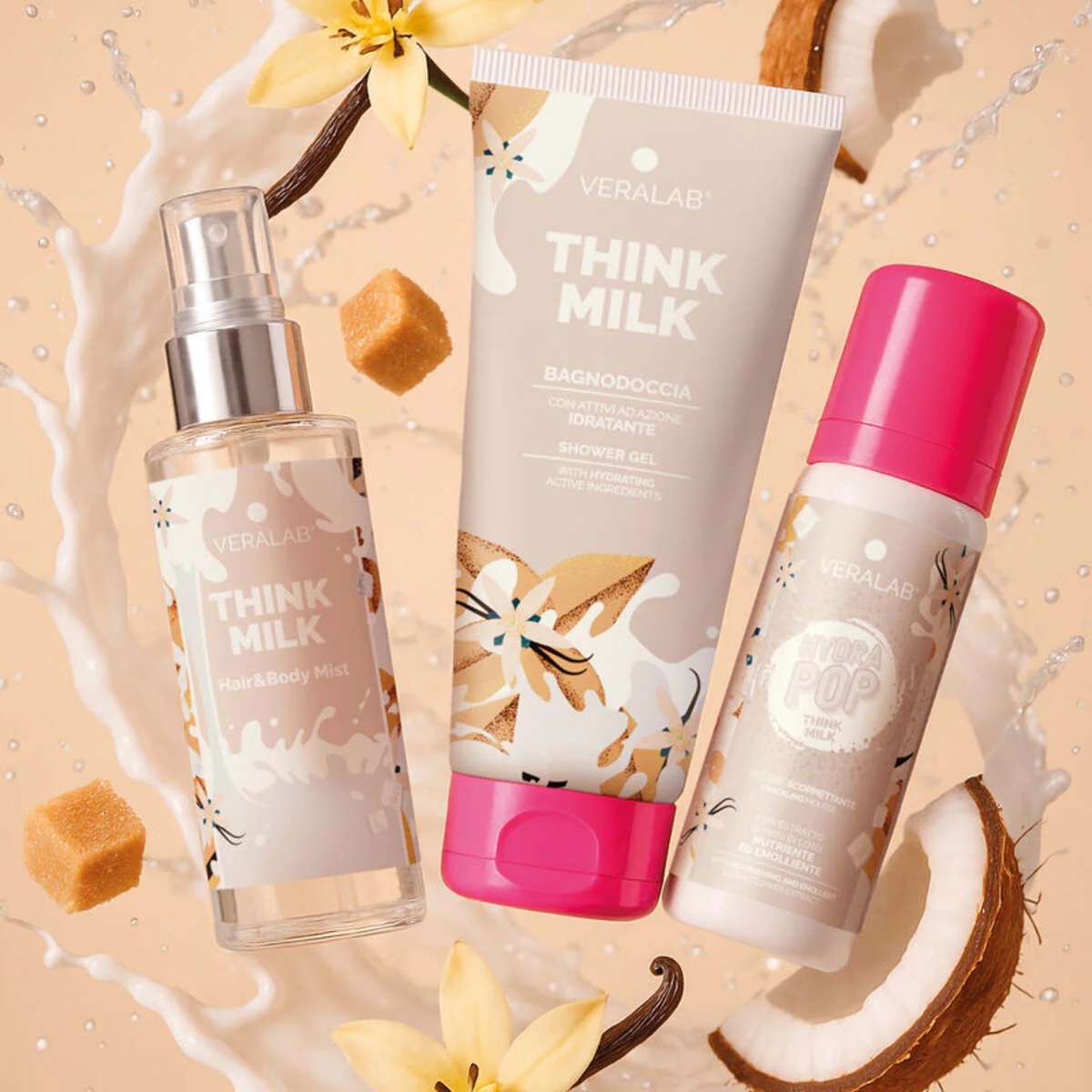 Think Milk Body Kit - Reseklart kit - Ansikts- och kroppsboxar