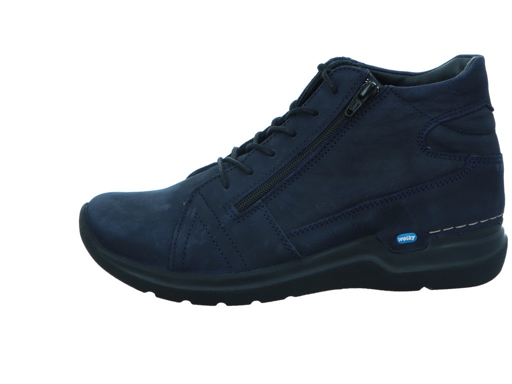 WOLKY Schnür-Stiefeletten blau Wally