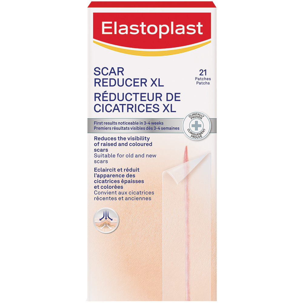 elastoplast Elastoplast Réducteur de Cicatrices XL - Boîte de 21 pansements Pansements réducteurs de cicatrices