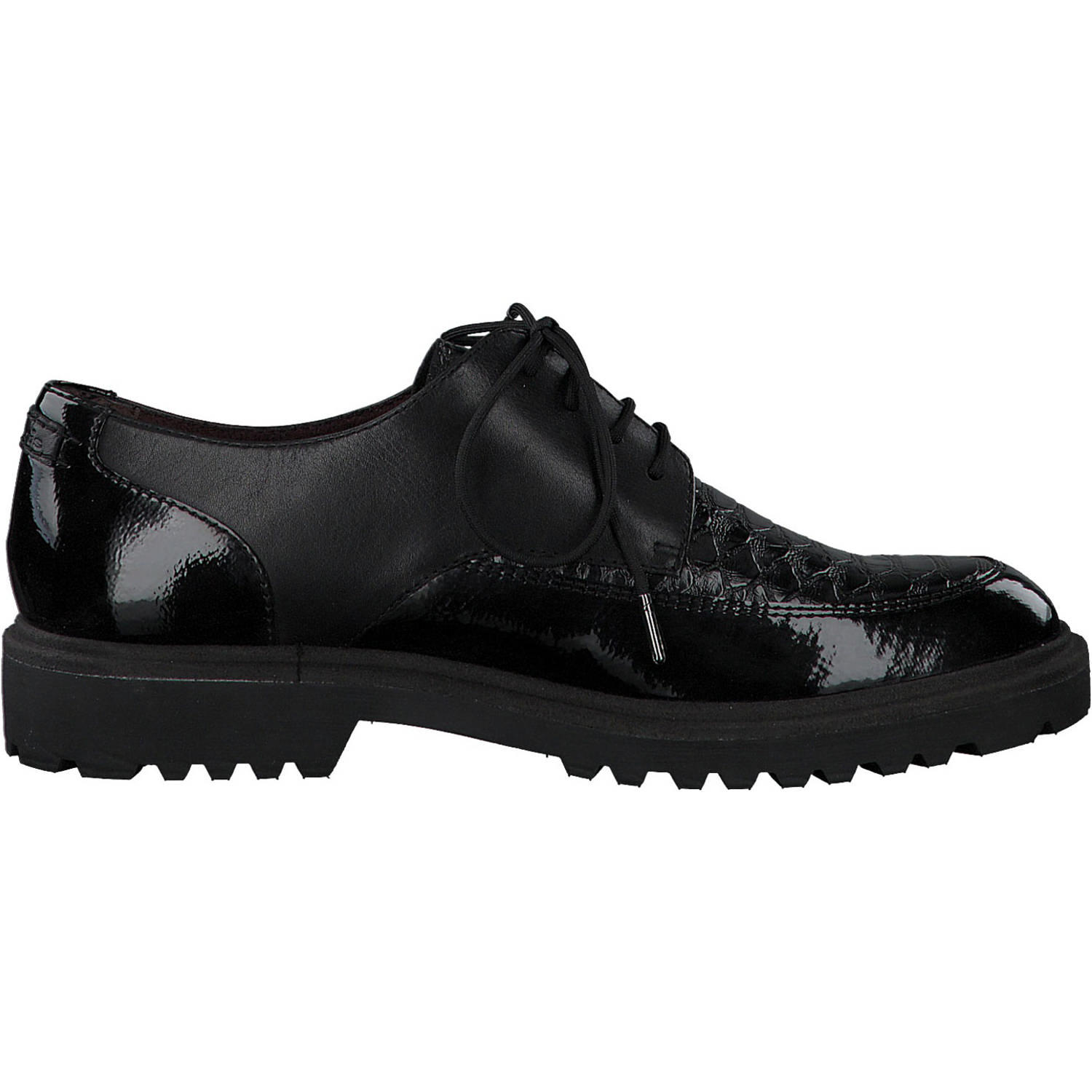 Tamaris 23721, Schnürschuhe, Damen, schwarz