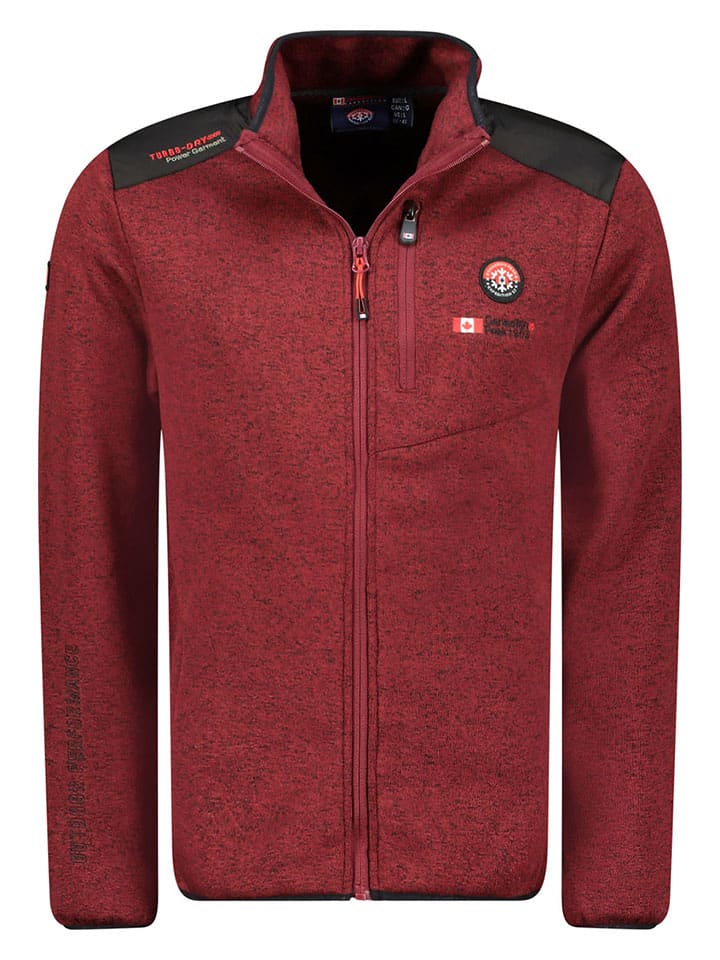 Canadian Peak Fleecejacke in Rot günstig kaufen