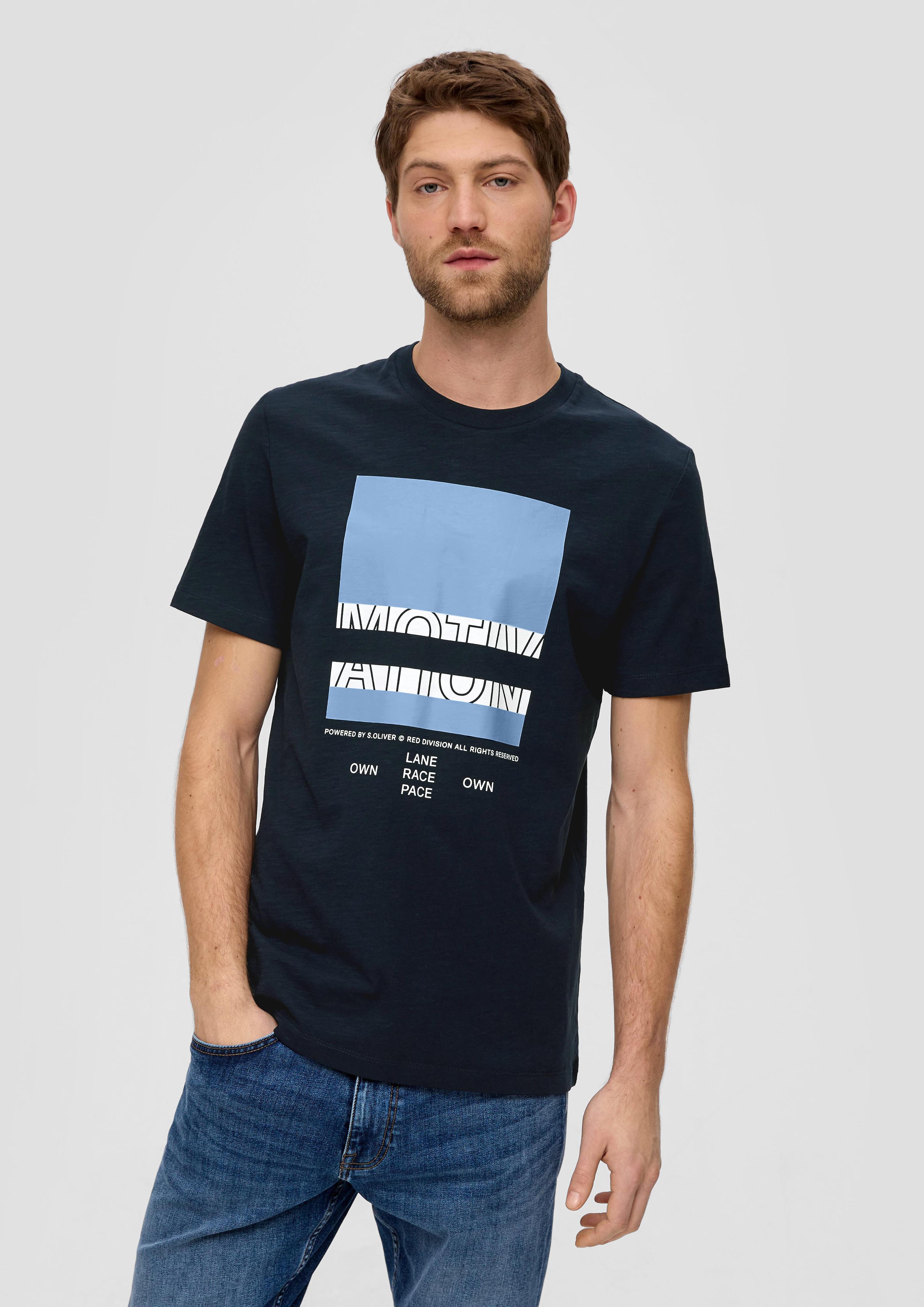 T-Shirt mit Frontprint  2141466-59D1