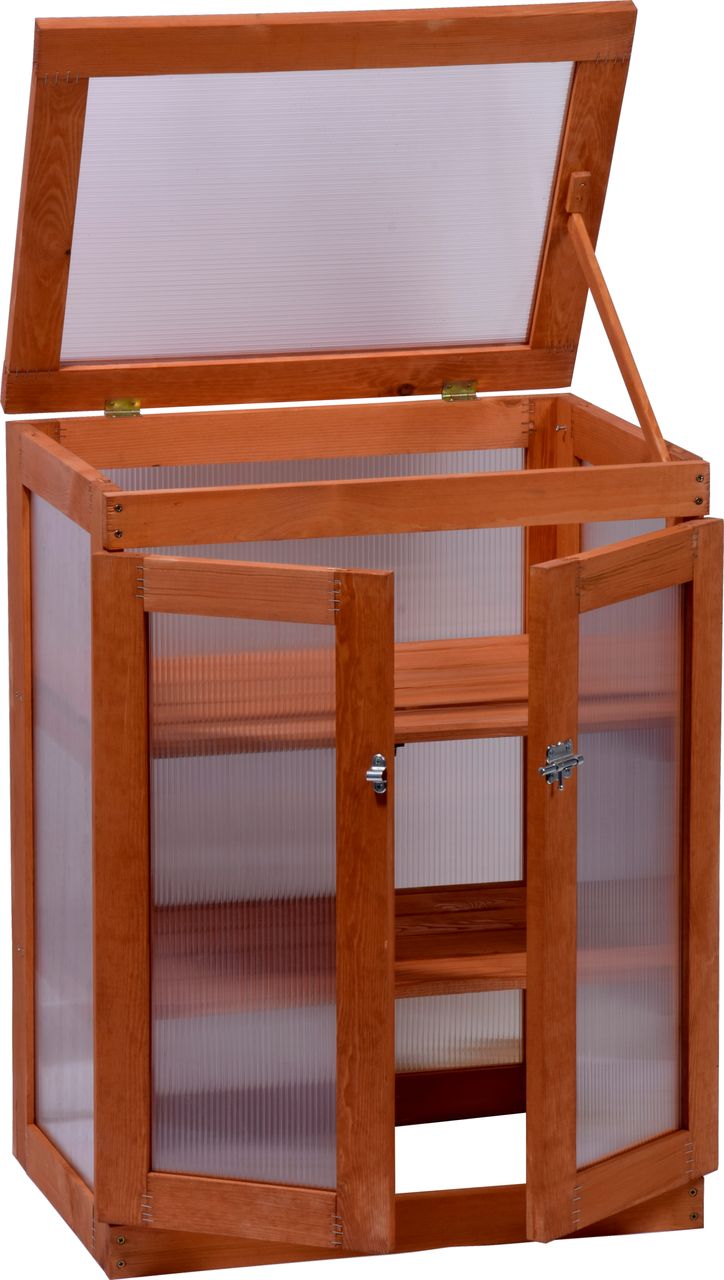 dobar Mini-Gewächshaus mit Polycarbonat-Scheiben