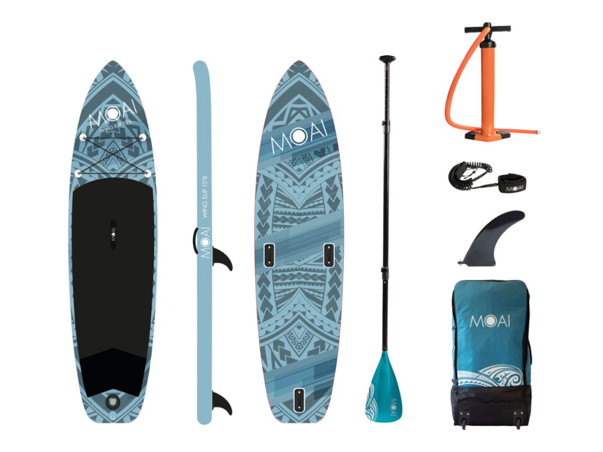 MOAI WING PADDLE BOARD 10’8 Aufblasbares SUP Board Set