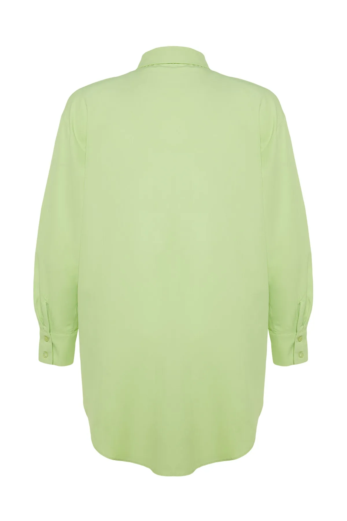 Trendyol Collection  Grünes gewebtes Hemd TBESS22GO0664