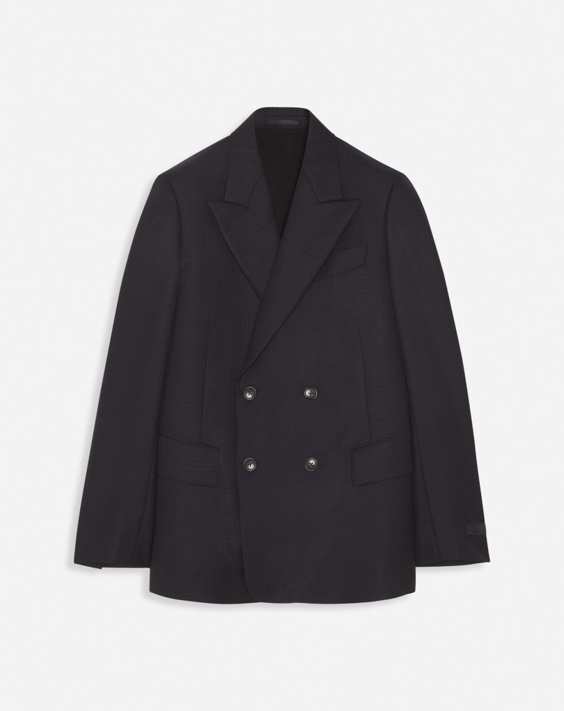 VESTE BOXY À DOUBLE BOUTONNAGE