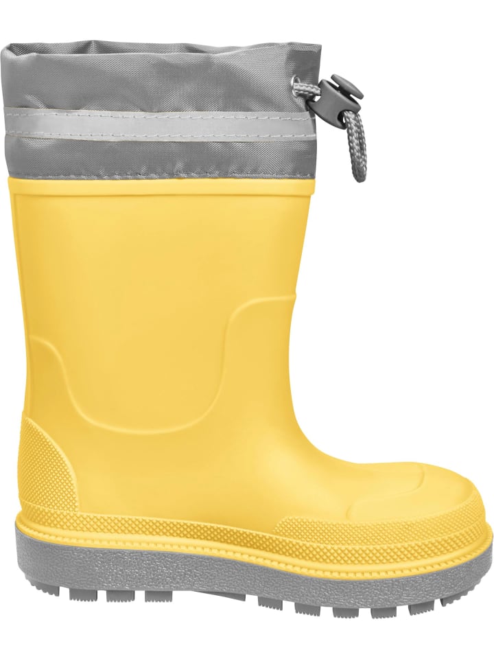 Playshoes Regenstiefel gefüttert in gelb günstig kaufen
