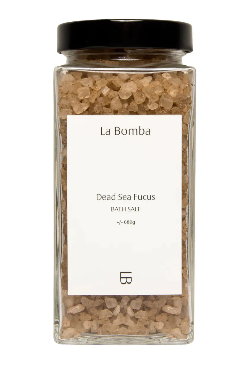 „La Bomba Bath“ Negyvosios jūros fukuso vonios druska