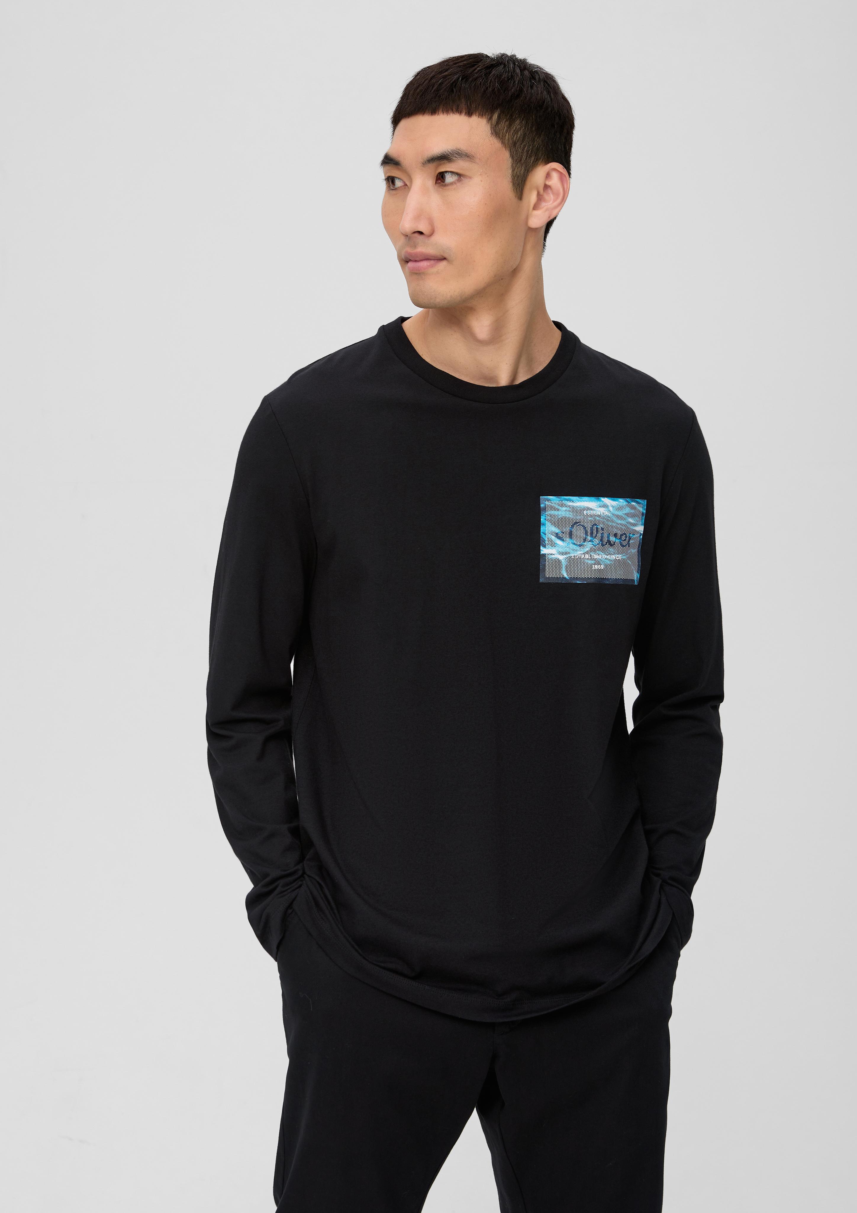 Longsleeve aus Baumwollstretch  2135693-99D1
