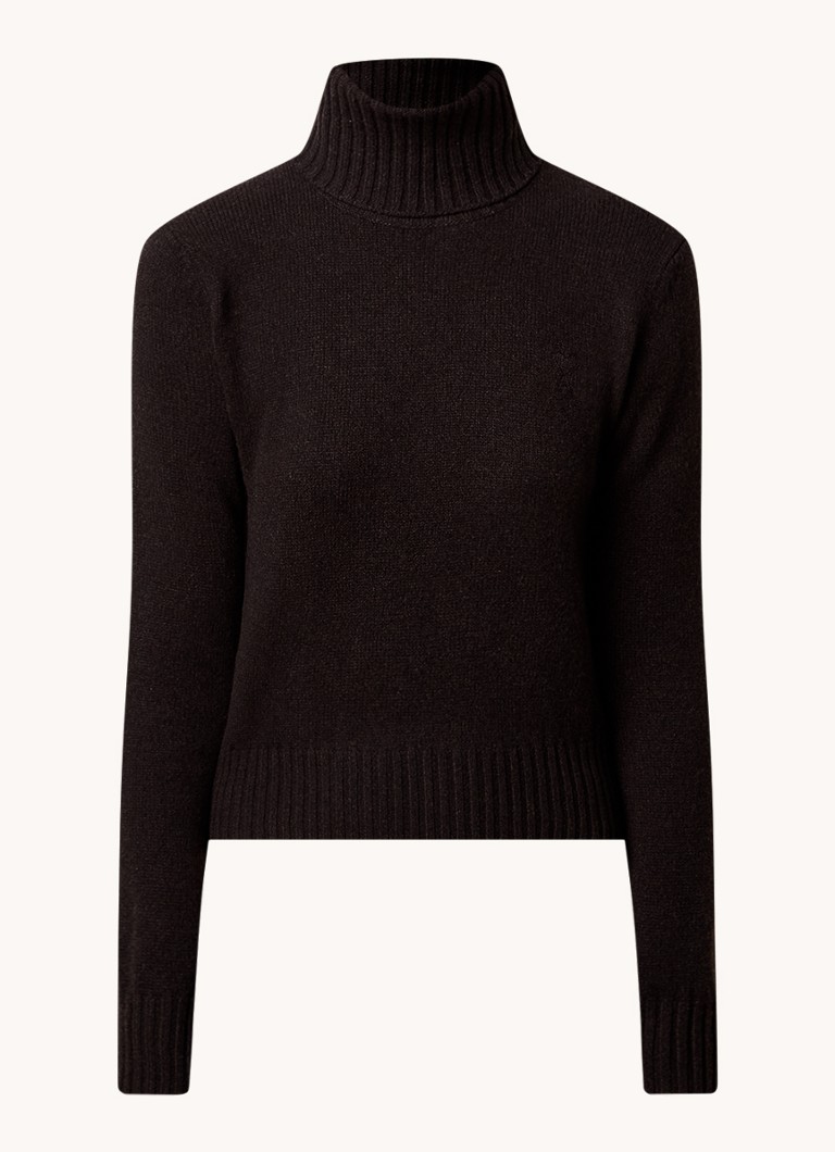 Maglione a collo alto in cashmere pregiato AMI Paris