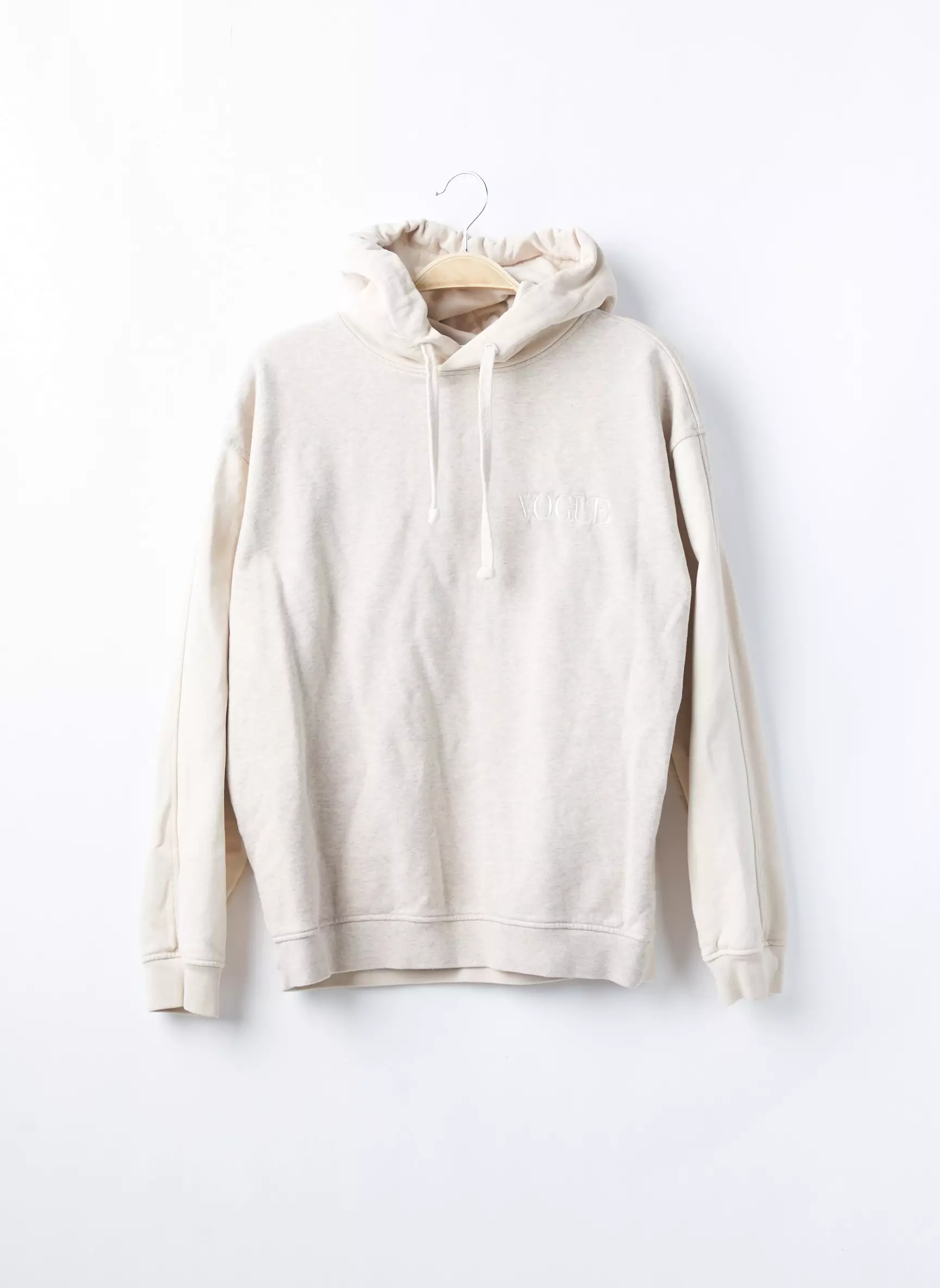Vogue Sweat Capuche Femme couleur beige
