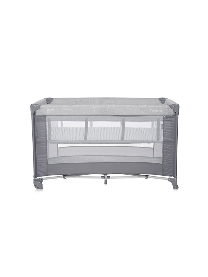 Lorelli Reisebett Torino 2 Ebenen in grau günstig kaufen 60x120 cm