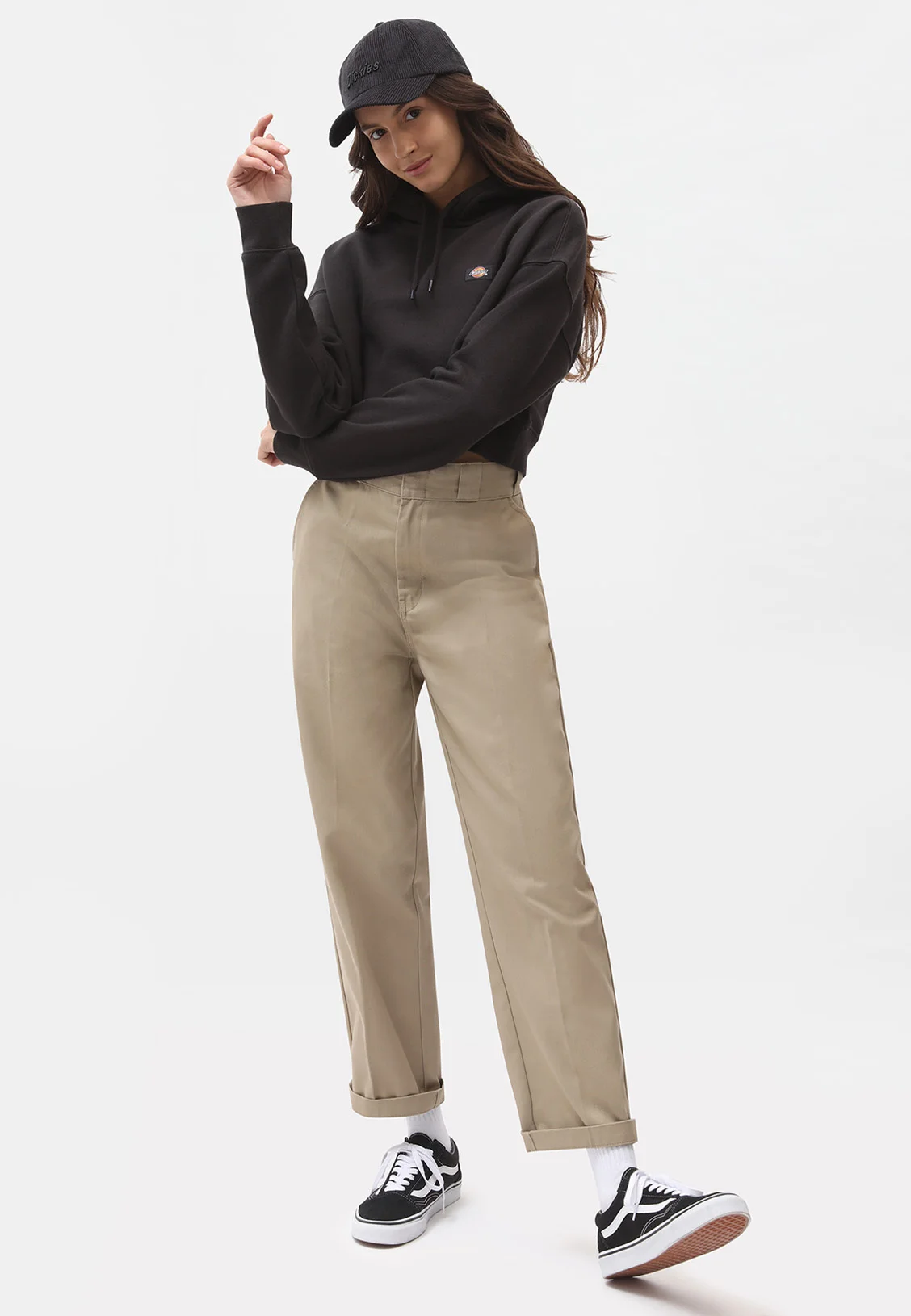 Dickies OAKPORT CROPPED - Sudadera con capucha