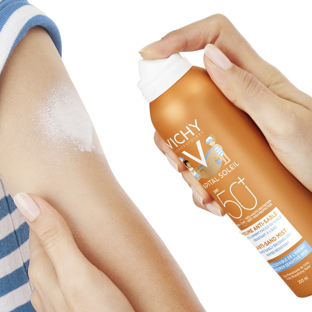 Vichy Ideal Soleil Brume Anti-Sable Enfants SPF 50 + Protection enfant