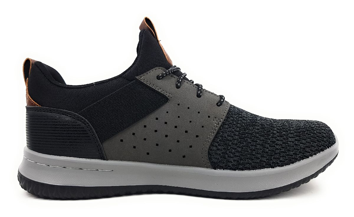 Skechers Delson Camber 65474 Schwarz BKGY black/ grey