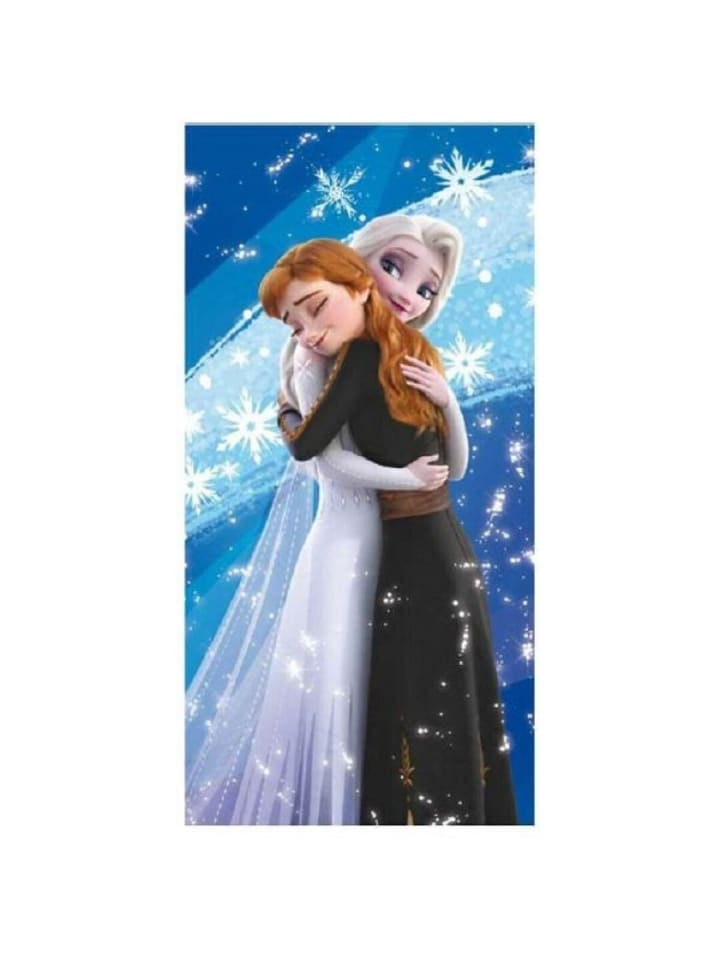 Disney Frozen Badehandtuch – Farbenfrohes & saugfähiges Strandtuch 70x140 cm in Blau günstig kaufen 70x140 cm