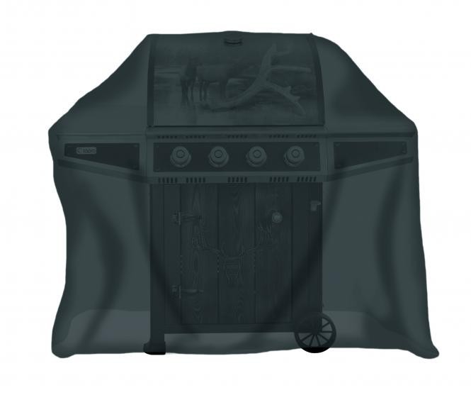 Tepro Universal Abdeckhaube - für Gasgrill extra tief, schwarz