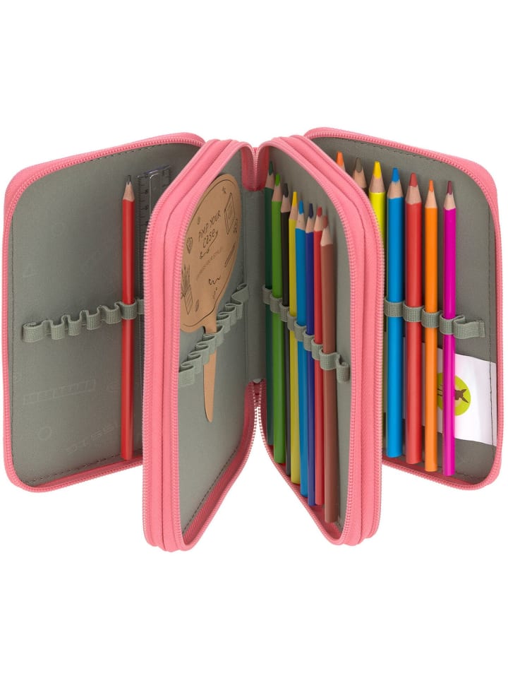 Lässig School Triple Pencil Case Unique pink in pink günstig kaufen onesize