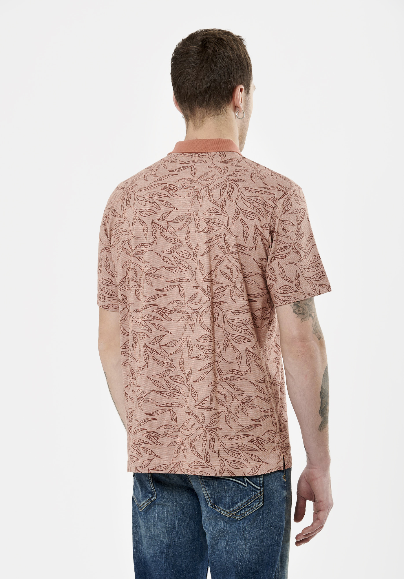 STERN  Polo orange Homme en 100% coton