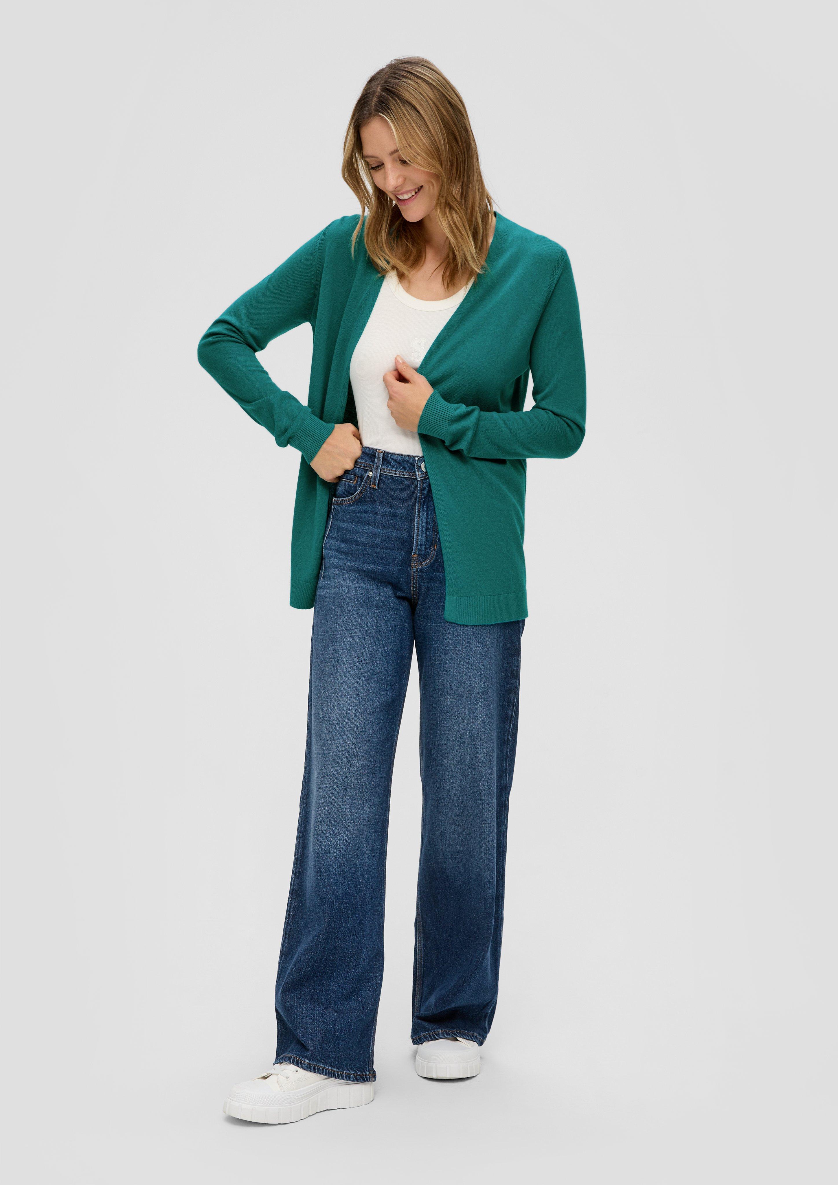 Feinstrick-Cardigan ohne Verschluss  2139892-6680